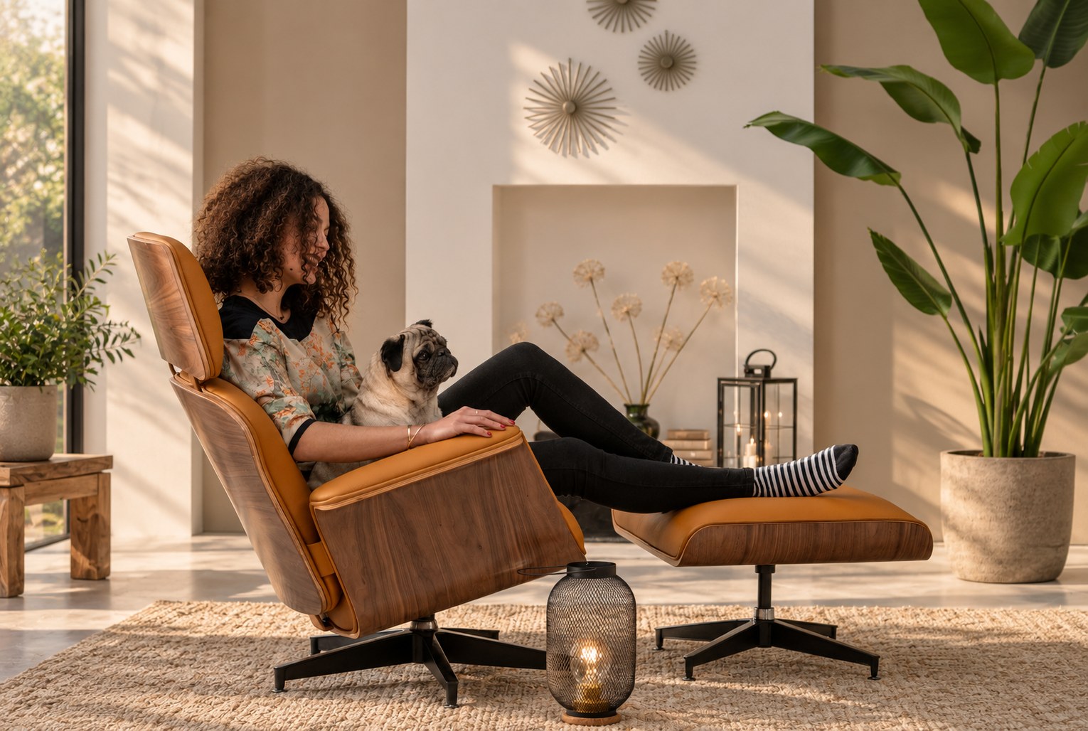 RetroEurope lounge chair in use